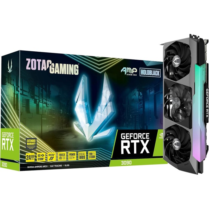 Відеокарта ZOTAC GeForce RTX 3090 AMP Extreme Holo (ZT-A30900B-10P)