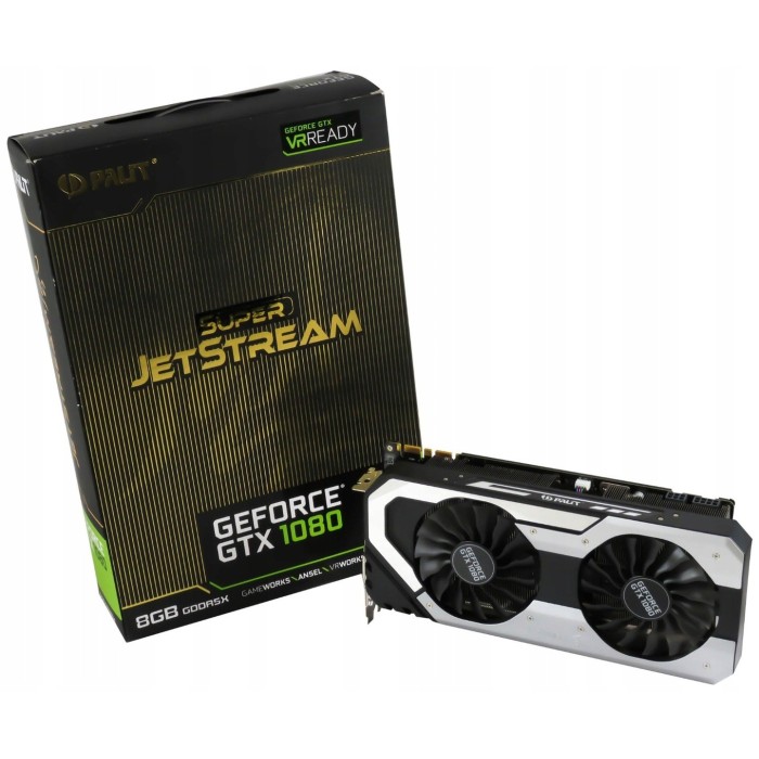Відеокарта Palit GeForce GTX 1080 JetStream 8GB GDDR5X (NEB1080015P2-1040J)