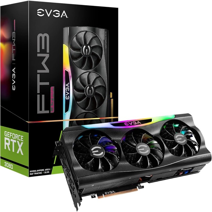 Відеокарта EVGA GeForce RTX 3080 FTW3 ULTRA GAMING 10GB DGGR6X (10G-P5-3897-KL)