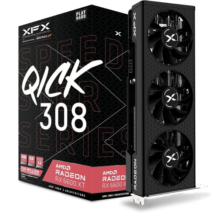 Відеокарта XFX Radeon RX 6600 XT Speedster QICK 308 8GB GDDR6 (RX-66XT8LBDQ)