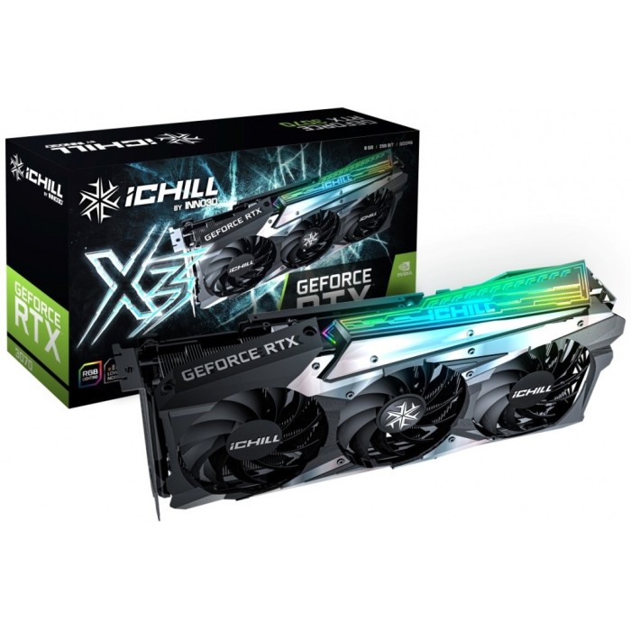 Відеокарта Inno3D RTX 3070 iCHILL X3 8GB GDDR6 (M30703-08D6-1710VA38)