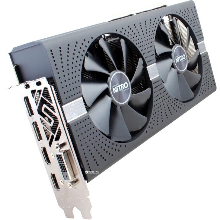 Відеокарта Sapphire AMD Radeon RX 570 NITRO+ OC (299-2E366-001SA)