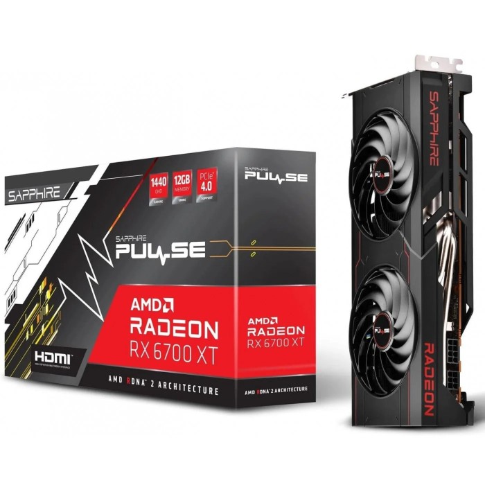 Відеокарта Sapphire AMD Radeon RX 6700 XT 12Gb Pulse GDDR6 (11306-97-90G) FR