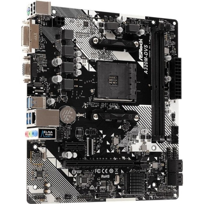 Материнська плата ASRock A320M-DVS R4.0 (sAM4, AMD A320, PCI-Ex16)