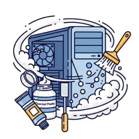 Пакет послуг Технічне обслуговування ПК (чистка, заміна термопасти)