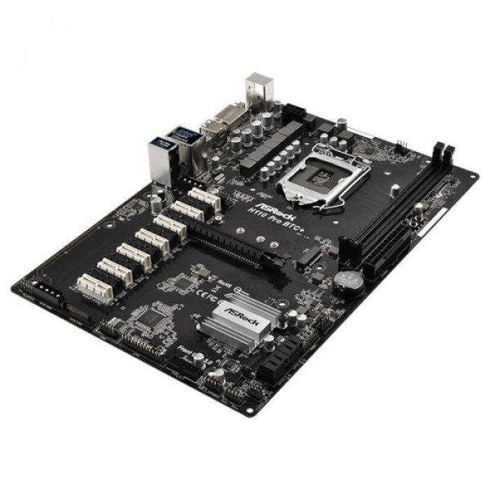 Материнська плата ASRock H110 Pro BTC+ (S1151, INTEL H110, ATX) (H110 Pro BTC+)