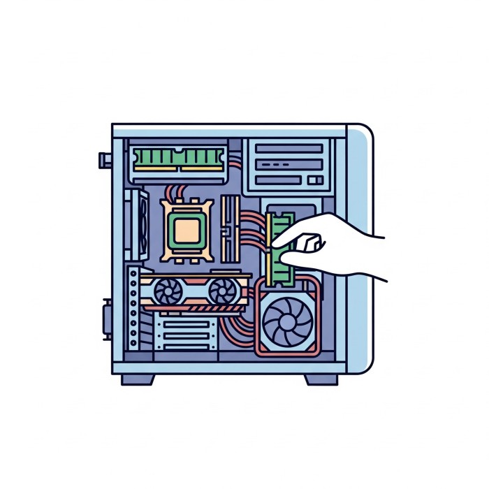Послуга встановлення комплектуючих в ПК