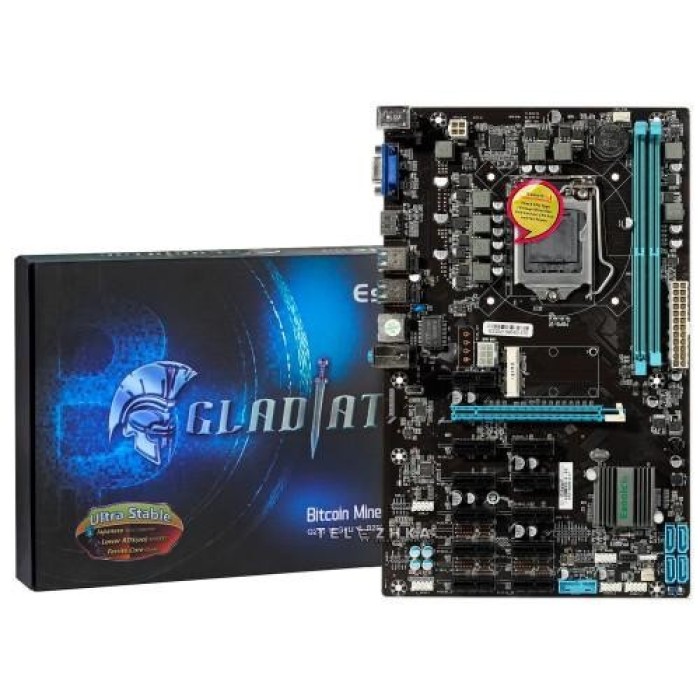 Материнська плата Esonic B250-BTC-Gladiator (s1151, Intel B250, ATX) (B250-BTC-Gladiator)