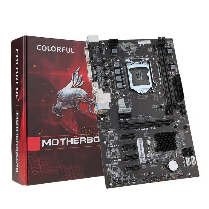 Материнська плата Colorful CF-H81A-BTC V2.0 (S1150, INTEL H81, ATX) (CF-H81A-BTC V2.0)