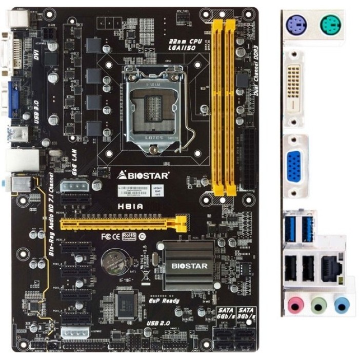 Материнська плата Biostar H81A Ver. 6.1 (s1151, Intel H81, ATX) (H81A Ver. 6.1)