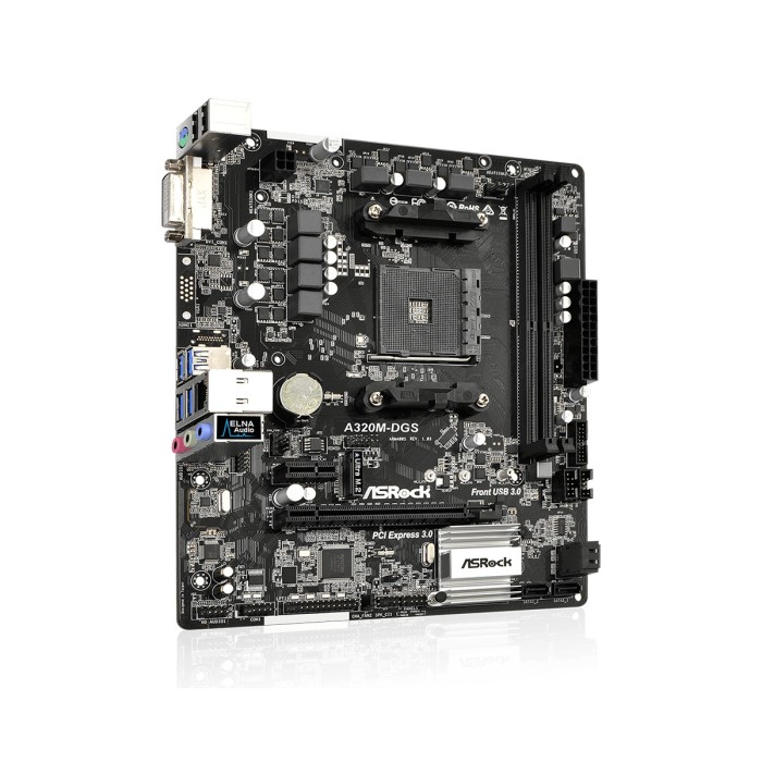 Материнська плата ASRock A320M-DGS (sAM4, AMD A320, microATX) (A320M-DGS/M/ASRK)