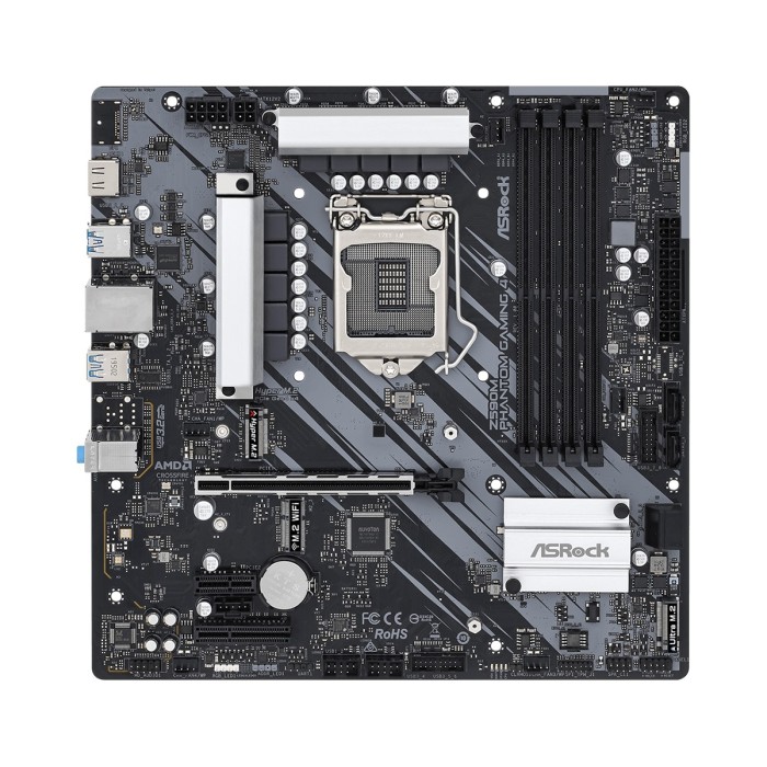 Материнська плата ASRock Z590M Phantom Gaming 4 (s1200, Intel Z590, MicroATX) (Z590M PHANTOM GAMING 4)