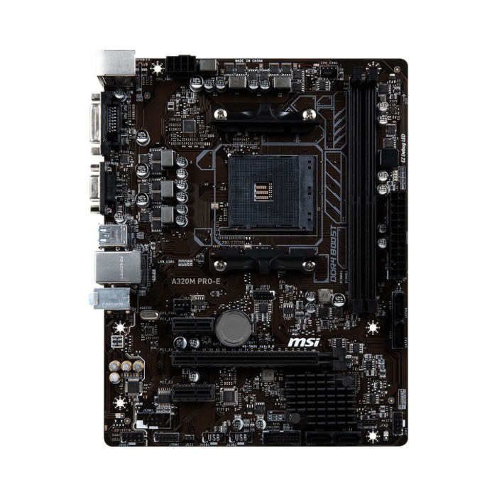 Материнська плата MSI A320M PRO-E (sAM4, AMD A320, microATX) (MSI A320M PRO-E)