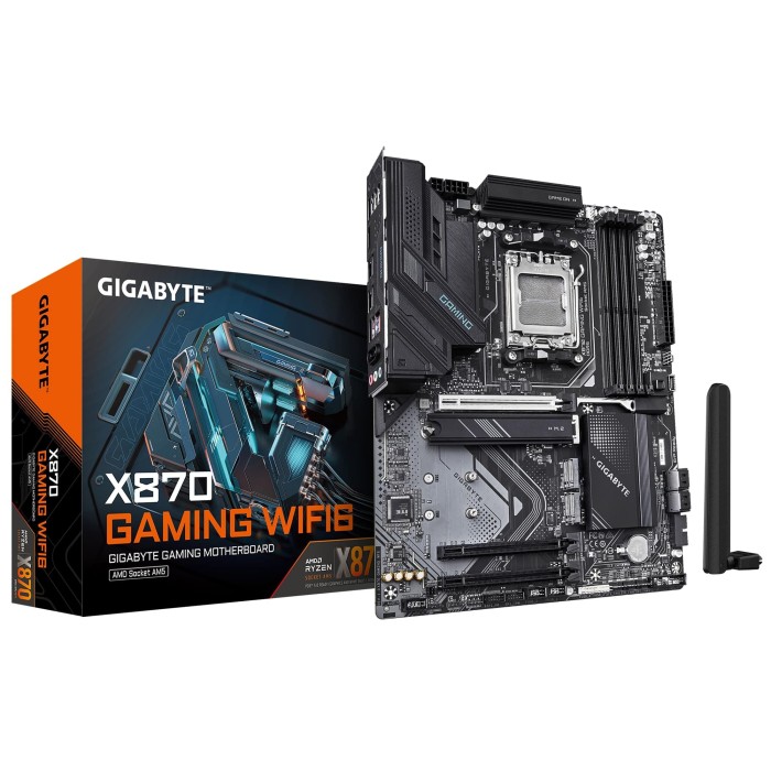 Материнська плата GIGABYTE X870 GAMING WF6 sAM5 X870 sAM5 X870 4xDDR5 M.2 HDMI D-Sub ATX (X870_GAMING_WF6)