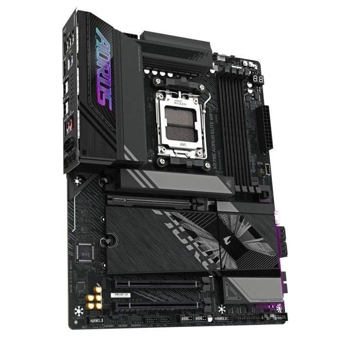 Материнська плата GIGABYTE X870E A ELITE WIFI7 sAM5 X870 4xDDR5 M.2 HDMI Typc-C ATX (X870E_A_ELITE_WIFI7)