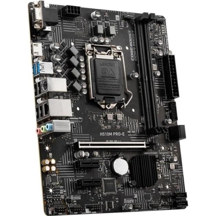 Материнстка плата MSI H510M PRO-E (s1200, H510, microATX) (MSI H510M Pro-E)