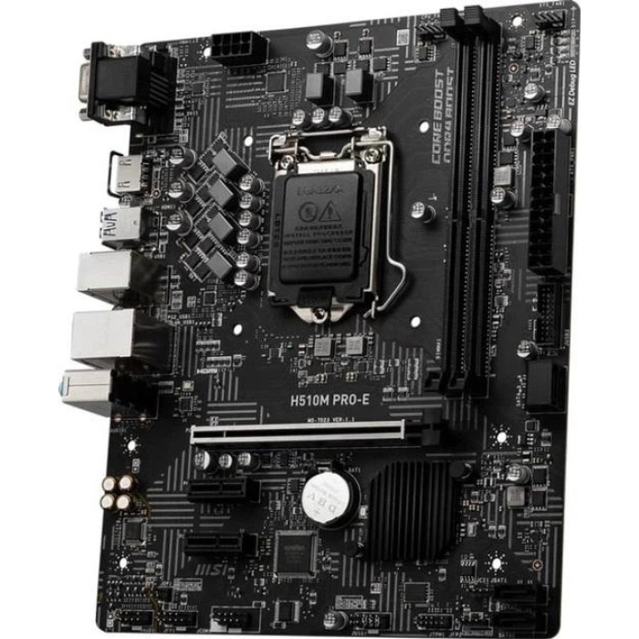 Материнстка плата MSI H510M PRO-E (s1200, H510, microATX) (MSI H510M Pro-E)