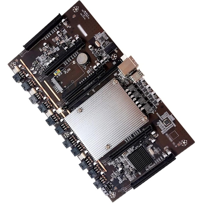 Материнська плата HOT-BTC Mining Motherboard BTC79X5 V1.0 LGA 2011 DDR3 Supports 32G 60mm Pitch Su (BTC79X5)