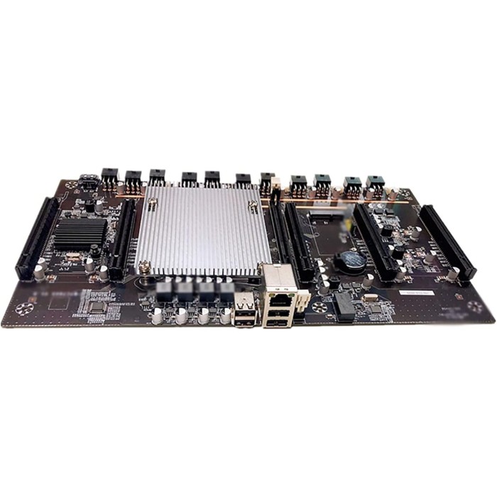 Материнська плата HOT-BTC Mining Motherboard BTC79X5 V1.0 LGA 2011 DDR3 Supports 32G 60mm Pitch Su (BTC79X5)