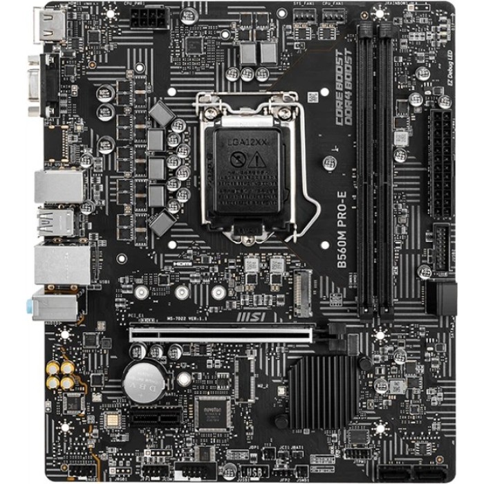 Материнська плата MSI B560M Pro-E (s1200, Intel B560, microATX) (MSI B560M PRO-E)