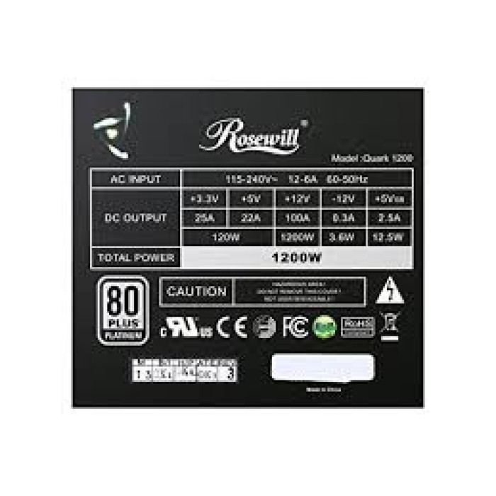 Блок живлення Rosewill Quark 1200 1200 W 80+ Platinum (Quark 1200)
