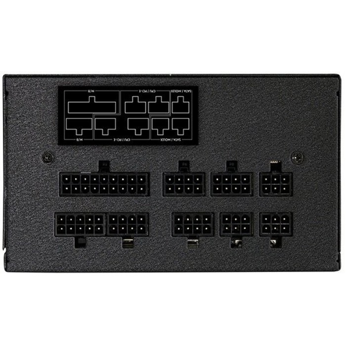 Блок живлення CHIEFTEC Steel Power (750W), >85%, 80+ Bronze, 120мм, 1xMB 24pin(20+4), 2xCPU 8pin(4+4), 3xMolex, 6xSATA, 4xPCIe 8pin(6+2), Fully Modular (BDK-750FC)