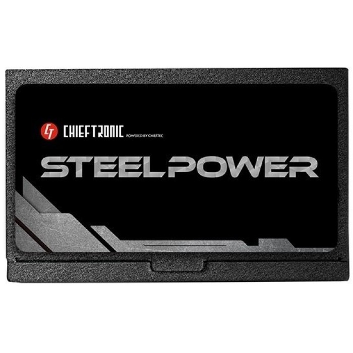 Блок живлення CHIEFTEC Steel Power (750W), >85%, 80+ Bronze, 120мм, 1xMB 24pin(20+4), 2xCPU 8pin(4+4), 3xMolex, 6xSATA, 4xPCIe 8pin(6+2), Fully Modular (BDK-750FC)
