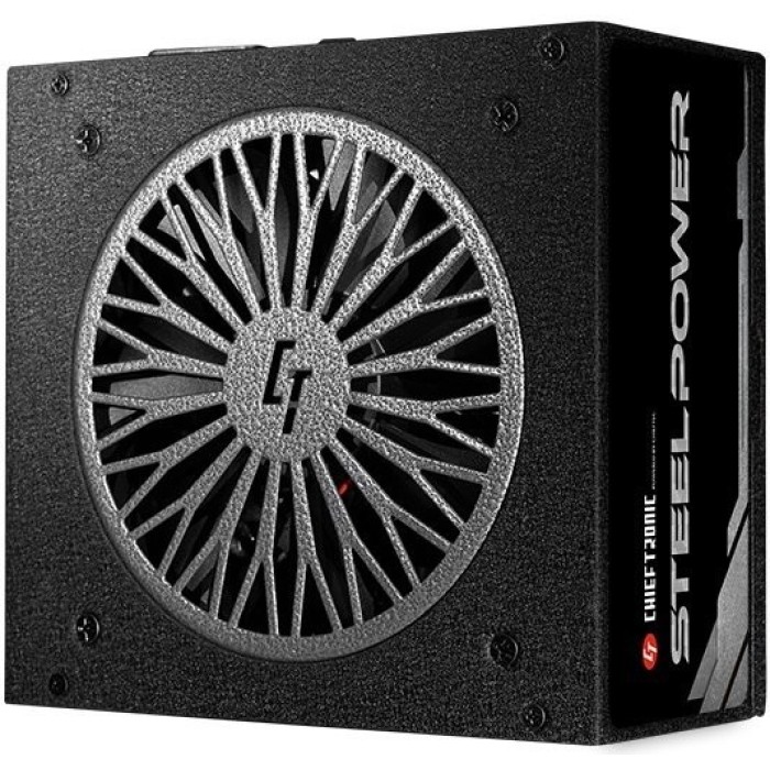 Блок живлення CHIEFTEC Steel Power (750W), >85%, 80+ Bronze, 120мм, 1xMB 24pin(20+4), 2xCPU 8pin(4+4), 3xMolex, 6xSATA, 4xPCIe 8pin(6+2), Fully Modular (BDK-750FC)