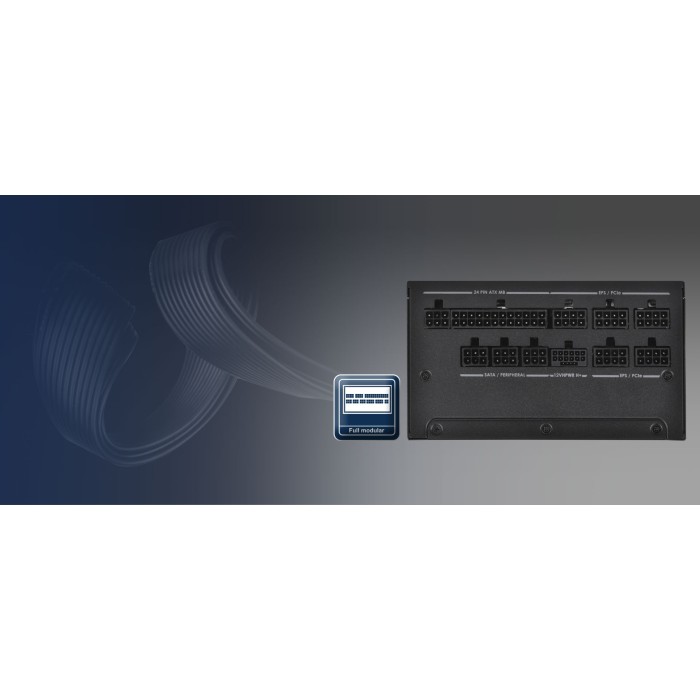 Блок живлення SilverStone Hela Cybenetics (1200W), >90%, 80+ Platinum, 135мм, 1xMB 24pin(20+4), 2xCPU 8pin(4+4), 3xMolex, 12xSATA, 6xPCIe 8pin(6+2), 1x12VHPWR, 1xFDD, Fully Modular (SST-HA1200R-PM)