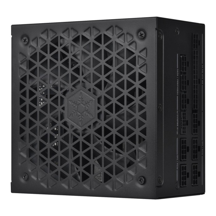 Блок живлення SilverStone Hela Cybenetics (1200W), >90%, 80+ Platinum, 135мм, 1xMB 24pin(20+4), 2xCPU 8pin(4+4), 3xMolex, 12xSATA, 6xPCIe 8pin(6+2), 1x12VHPWR, 1xFDD, Fully Modular (SST-HA1200R-PM)
