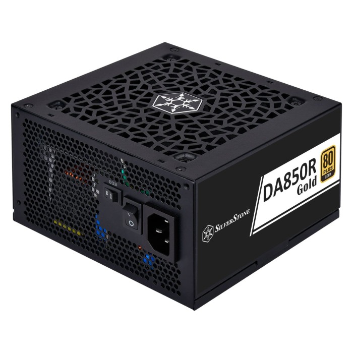 Блок живлення SilverStone Decathlon (850W), >89%, 80+ Gold, 120мм, 1xMB 24pin(20+4), 2xCPU 8pin(4+4), 4xMolex, 8xSATA, 4xPCIe 8pin(6+2), 1x(12+4pin)(12V-2x6) GEN5, Fully Modular (SST-DA850R-GMA)