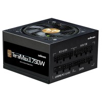 Блок живлення Zalman Teramax 2 (750W), >90%, 80+ Gold, 120мм, 1xMB 28pin (18+10), 2xCPU 8pin(4+4), 3xMolex, 8xSATA, 3xPCIe 8pin(6+2), 1xPCIe GEN5 16pin, Fully Modular (ZM750-TMX2)