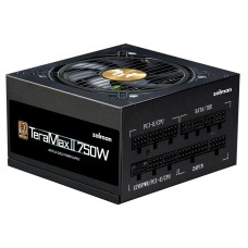 Блок живлення Zalman Teramax 2 (750W), >90%, 80+ Gold, 120мм, 1xMB 28pin (18+10), 2xCPU 8pin(4+4), 3xMolex, 8xSATA, 3xPCIe 8pin(6+2), 1xPCIe GEN5 16pin, Fully Modular (ZM750-TMX2)