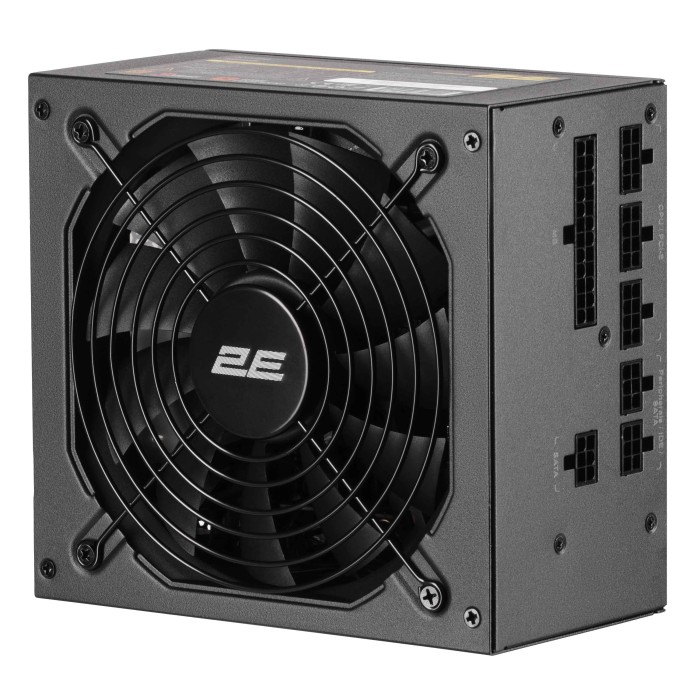 Блок живлення 2E GAMING Extra Power (800W), >90%, 80+ Gold, 140мм, 1xMB 24pin(20+4), 2xCPU 8pin(4+4), 3xMolex, 6xSATA, 4xPCIe 8pin(6+2), Modular (2E-EP800GM-140)