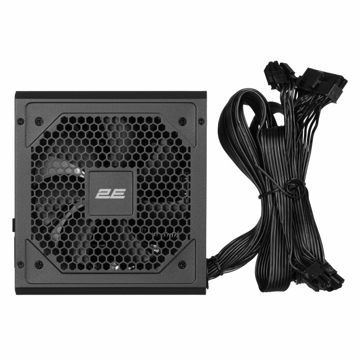 Блок живлення 2E GAMING Solid Power (650W), >85%, 80+ Bronze, 120мм, 1xMB 24pin(20+4), 2xCPU 8pin(4+4), 3xMolex, 6xSATA, 4xPCIe 8pin(6+2), Semi Modular (2E-SP650BRSM-120)