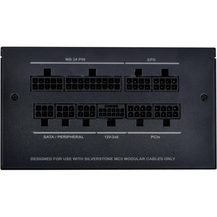 Блок живлення SilverStone Decathlon (750W), >90%, 80+ Gold, 120мм, 1xMB, 24pin(20+4), 2xCPU 8pin(4+4), 4xMolex, 8xSATA, 4xPCIe 8pin(6+2), 1 x 12V-2x6, Fully modular (SST-DA750R-GMA)