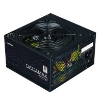 Блок живлення Zalman Decamax (600W) 85%, 80 Plus, 120мм, 1xMB 24pin(20+4), 1xCPU 8pin(4+4), 3xMolex, 6xSATA, 2xPCIe 8pin(6+2) (ZM600-LX3)