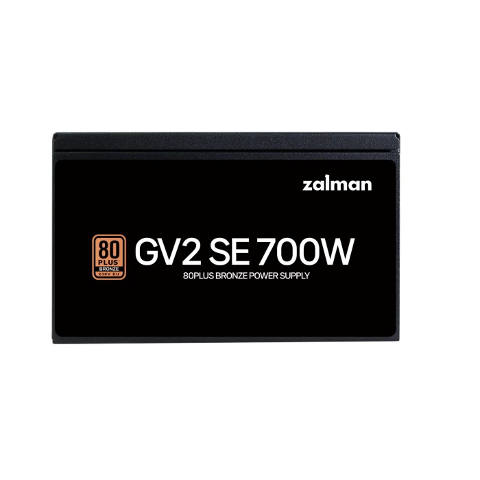 Блок живлення Zalman GV2SE (700W) 88%, 80+ Bronze, 120мм, 1xMB 24pin(20+4), 1xCPU(4+4 pin + 8pin), 4xMolex, 6xSATA, 4xPCIe 8pin(6+2) (ZM700-GV2SE)
