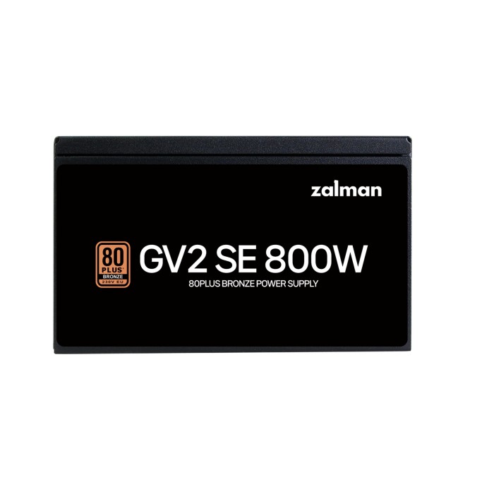 Блок живлення Zalman GV2SE (800W) 88%, 80+ Bronze, 120мм, 1xMB 24pin(20+4), 1xCPU(4+4 pin + 8pin), 4xMolex, 8xSATA, 4xPCIe 8pin(6+2) (ZM800-GV2SE)