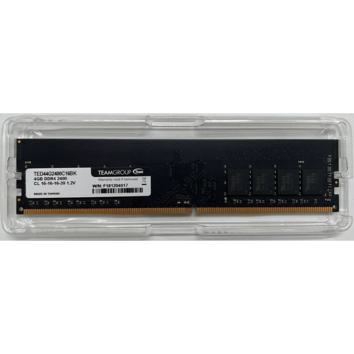 Оперативна пам'ять Team Group DDR4 4Gb Elite 2400 Mhz (TED44G2400C16BK)