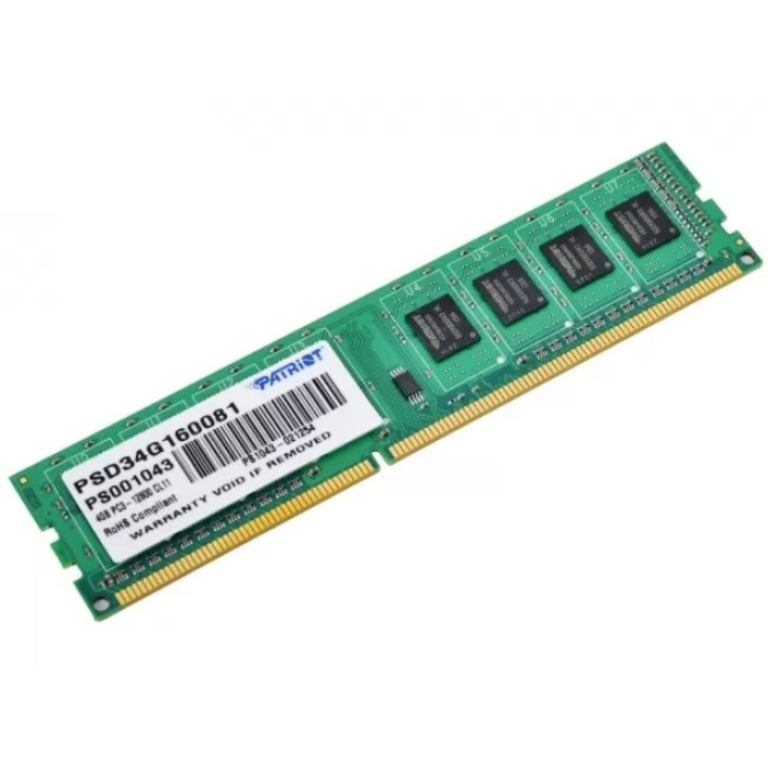 Оперативна пам'ять PATRIOT 4 GB DDR3 1600 MHz (PSD34G160081)