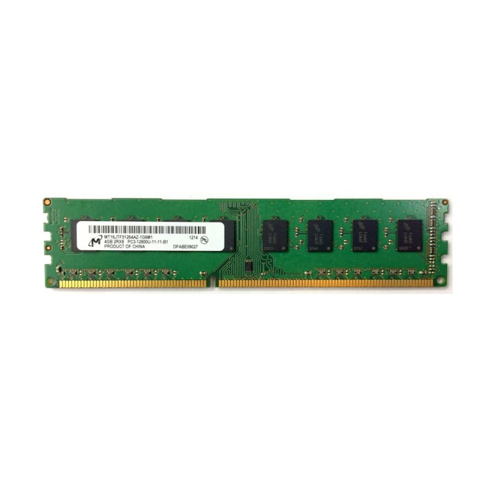 Оперативна пам'ять Micron 4 GB DDR3 1600 MHz (MT16JTF51264AZ-1G6M1)