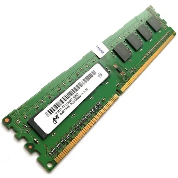 Оперативна пам'ять Micron 4 GB DDR3 1600 MHz (MT8JTF51264AZ-1G6E1)