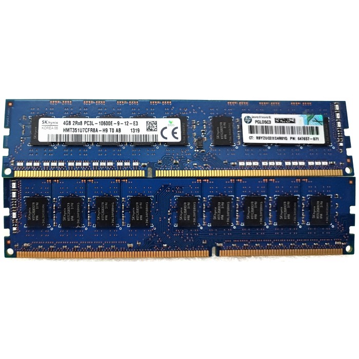 Оперативна пам'ять Hynix Equivalent 4GB 2Rx8 DDR3 1333 MHz (HMT351U7CFR8A-H9)