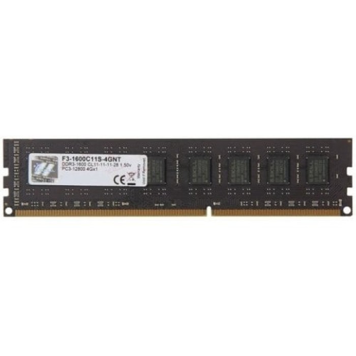 Оперативна пам'ять G.Skill 4 GB DDR3 1600 MHz (F3-1600C11S-4GNT)