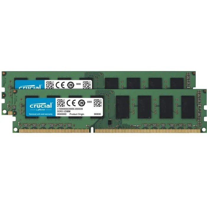Оперативна пам'ять Crucial 2 GB DDR3 1600 MHz (CT25664BA160BJ)