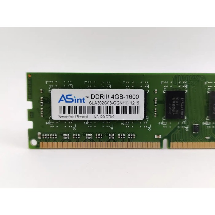 Оперативна пам'ять ASint DDR3 4Gb 1600MHz (SLA302G08-GGNHC)
