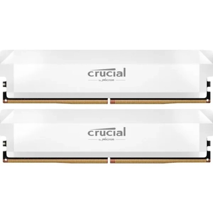 Оперативна пам`ять Crucial 32 GB (2x16GB) DDR5 6000 MHz Pro Overclocking (White) (CP2K16G60C36U5W)