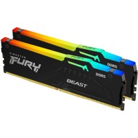 Оперативна пам`ять Kingston FURY 32 GB (2x16GB) DDR5 5600 MHz FURY Beast (KF556C36BBEK2-32)