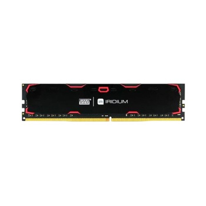 Оперативна пам'ять DDR4 RAM 8Gb 2400Mhz Goodram Iridium Black (IR-2400D464L17S/8G)